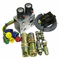 Aftermarket New Tractor Hydraulic 2-Circuit Multiplier Valve with Couplers 12 Volt 14789CM